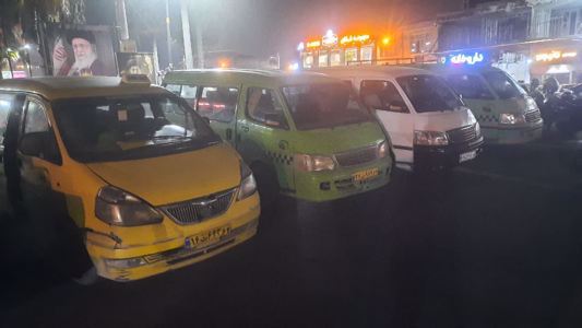 خدمت شبانه شهرداری آمل برای جابه جایی شهروندان درتجمعات مردمی
