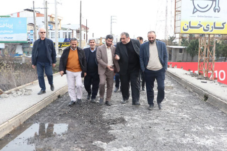 بازدید دادستان آمل ازروند اجرای مرمت پل تاریخی دوازده چشمه