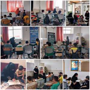 برگزاری کلاسهای تقویتی دانش آموزی در سرای محله شهرداری آمل